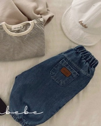 予約[valubebe]トリデニムパンツ