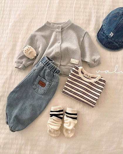 予約[valubebe]トリデニムパンツ