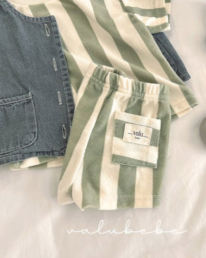 [valubebe]vertical terry pants