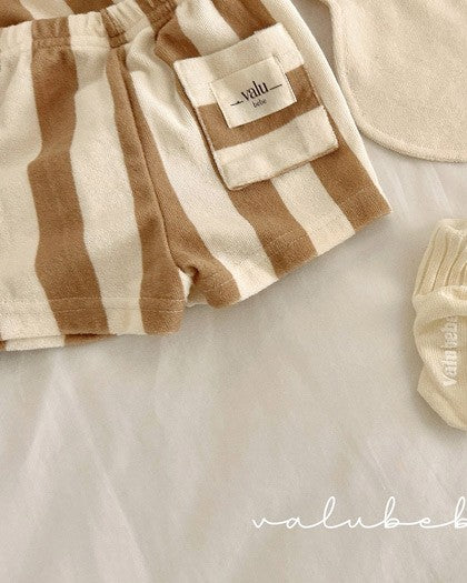 [valubebe]vertical terry pants