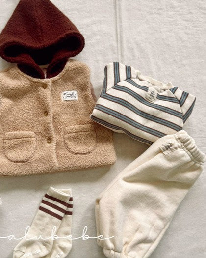 [valubebe]マルチボーダー裏起毛mtm