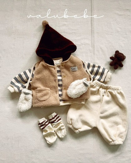 [valubebe]マルチボーダー裏起毛mtm