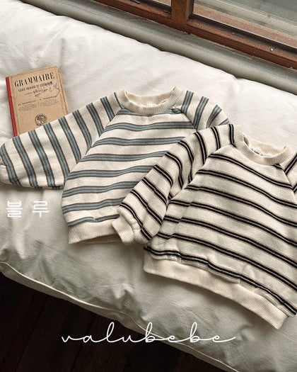 [valubebe]マルチボーダー裏起毛mtm