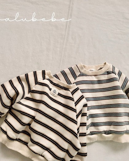 [valubebe]マルチボーダー裏起毛mtm