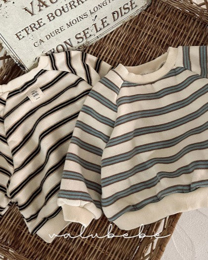 [valubebe]マルチボーダー裏起毛mtm