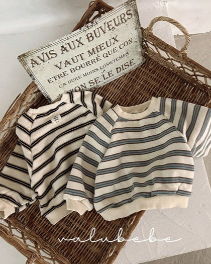 [valubebe]マルチボーダー裏起毛mtm