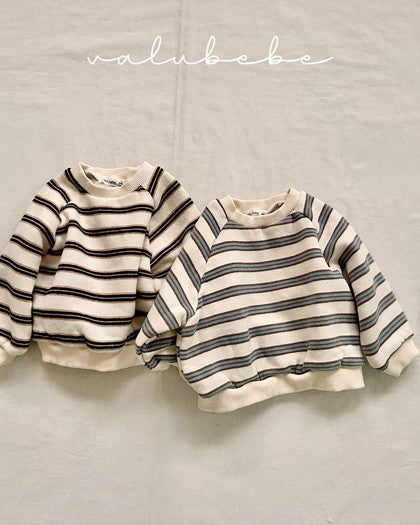 [valubebe]マルチボーダー裏起毛mtm