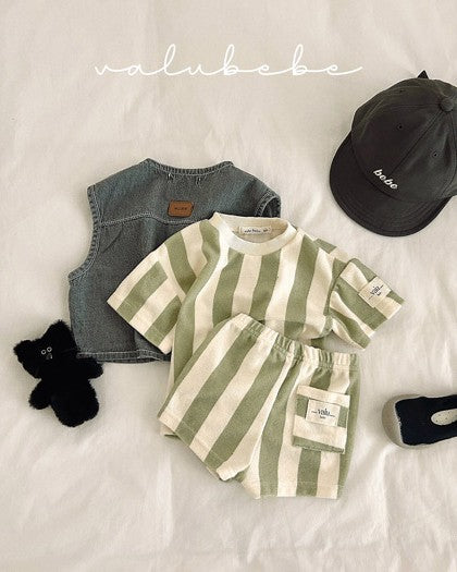 [valubebe]vertical terry pants