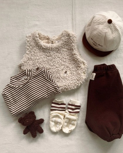 [valubebe]ストライプハーフネックカットソー