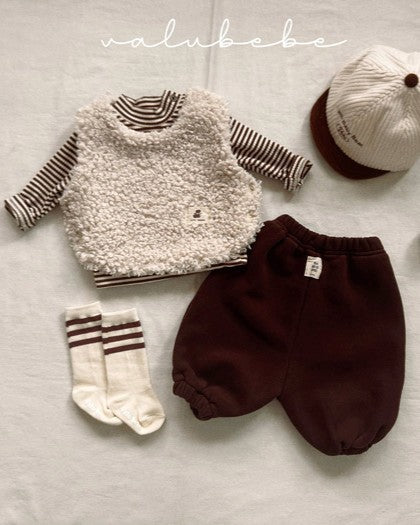 [valubebe]ストライプハーフネックカットソー