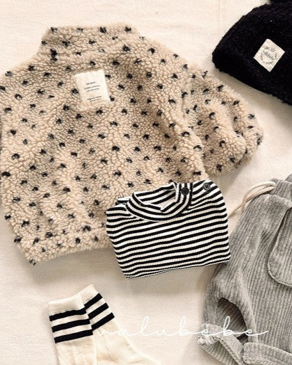 [valubebe]ストライプハーフネックカットソー