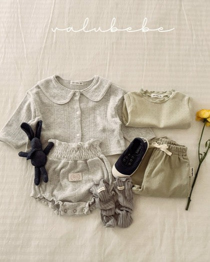 予約[valubebe]ソフトフリルT