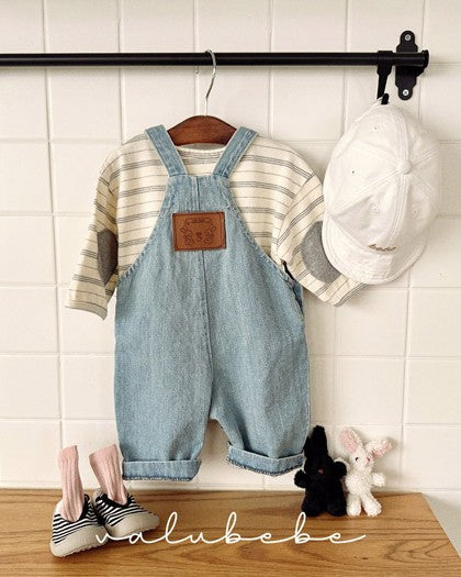 予約[valubebe]オールデイ肘パッチT