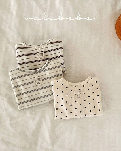 予約[valubebe]オールデイ肘パッチT