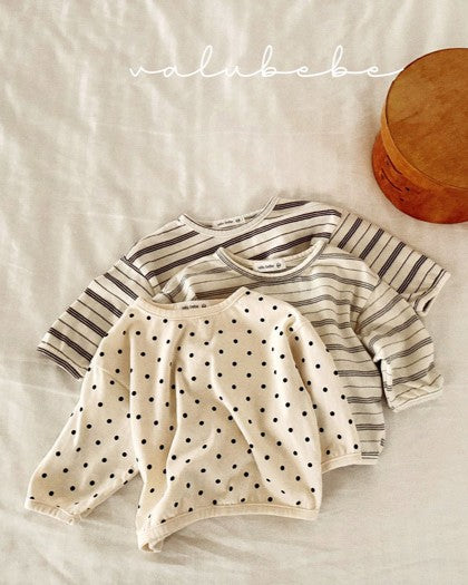 予約[valubebe]オールデイ肘パッチT