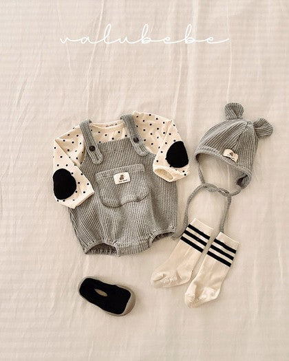 予約[valubebe]オールデイ肘パッチT