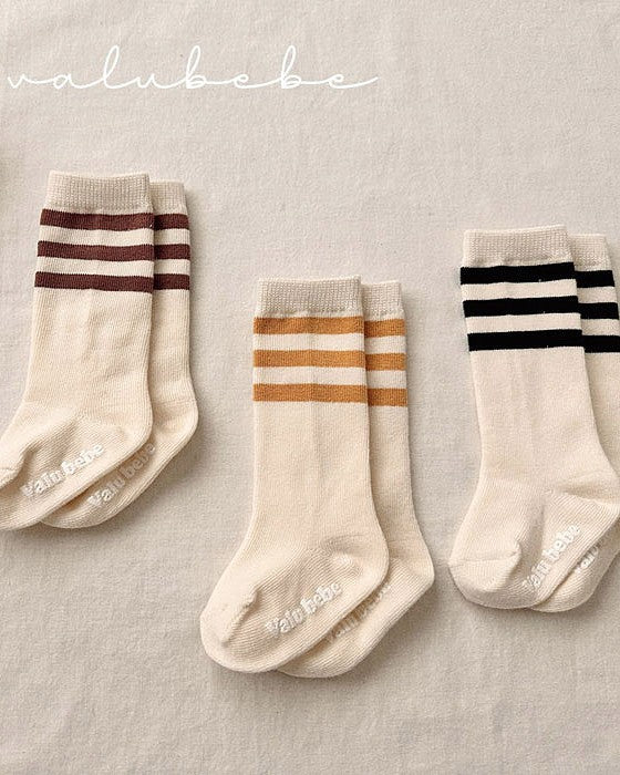 [valubebe]basicラインソックス