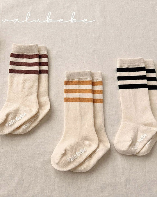 [valubebe]basicラインソックス