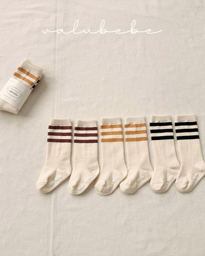 [valubebe]basicラインソックス