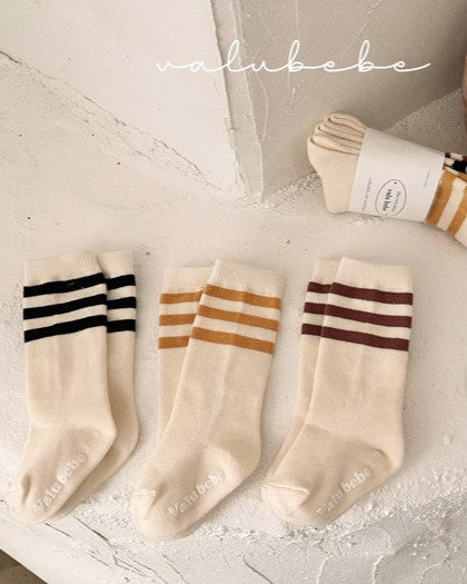 [valubebe]basicラインソックス