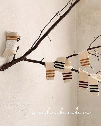 [valubebe]basicラインソックス