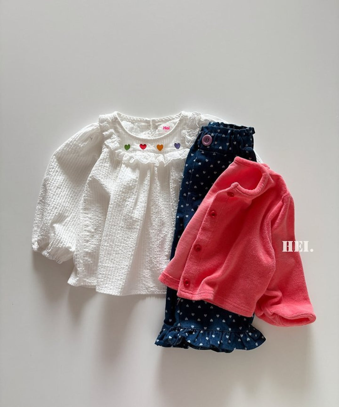 [Hei]フリルデニムPT