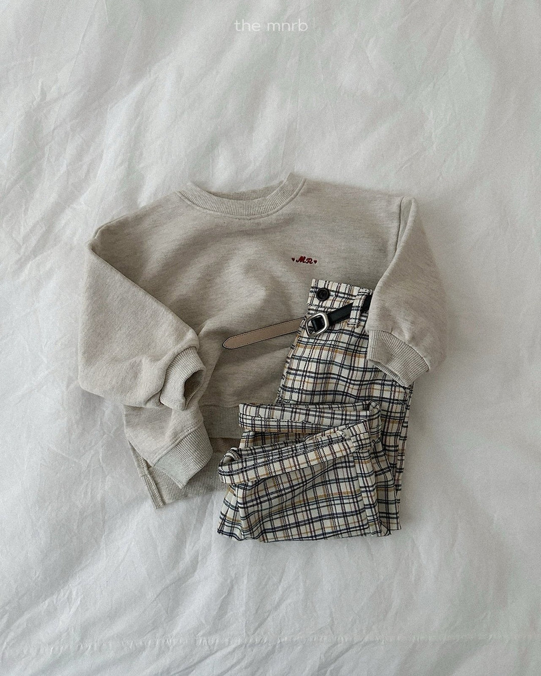 [minirobe]Adele Check Pants