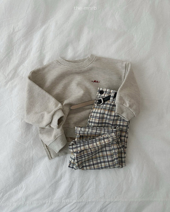 [minirobe]Adele Check Pants