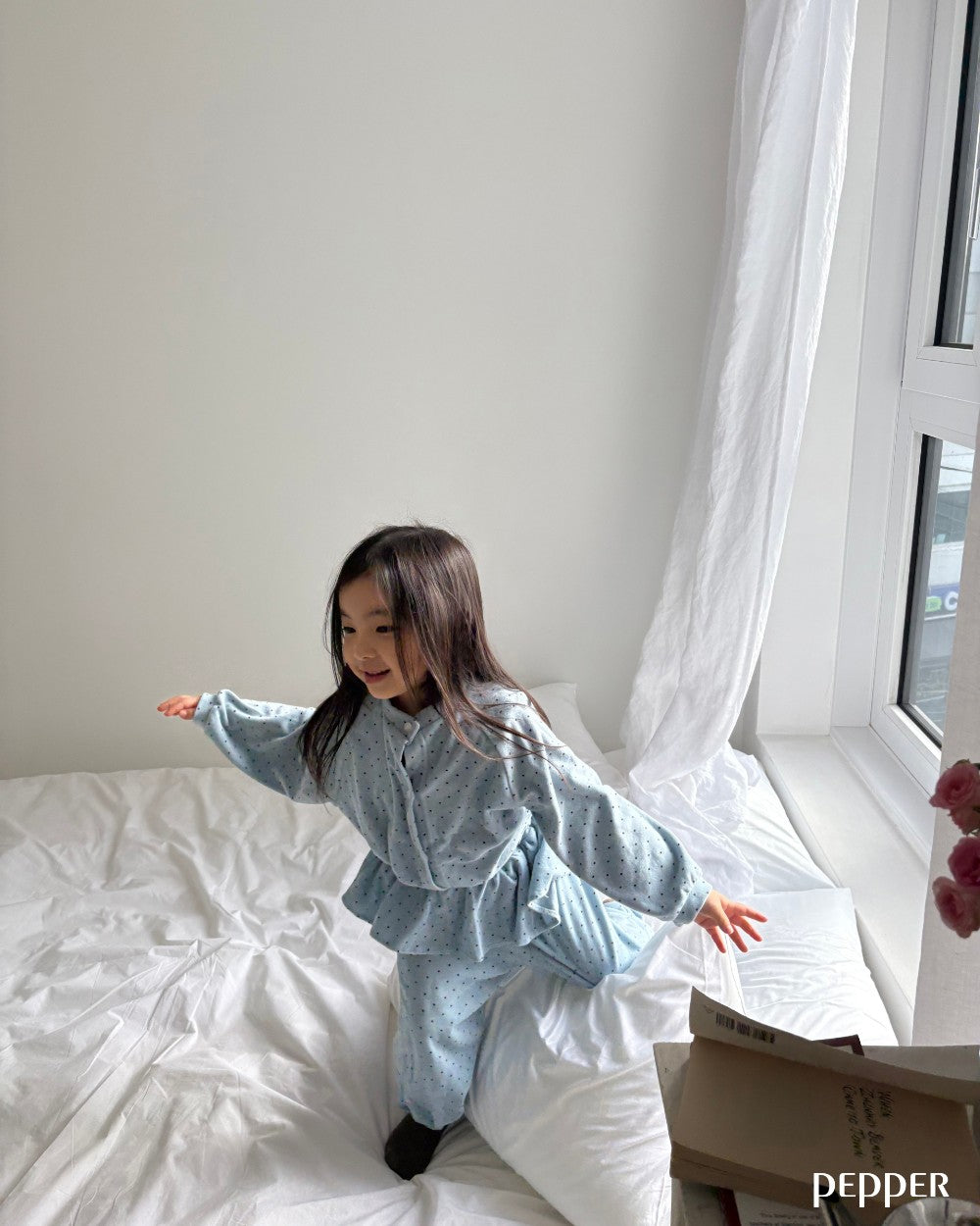 [pepper]dot terry cardigan