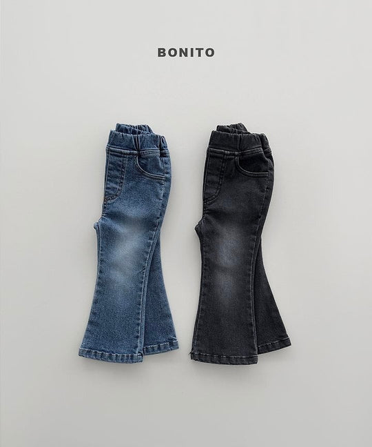 [BONITO]ブーツカットストレッチデニムパンツ