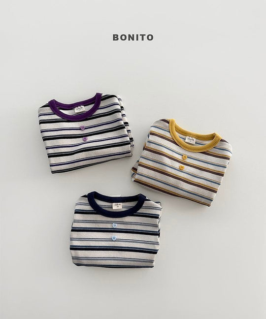 [BONITO]ハートボタンT