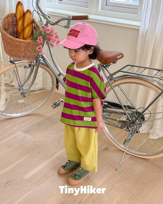 [TinyHiker]willy border striped T