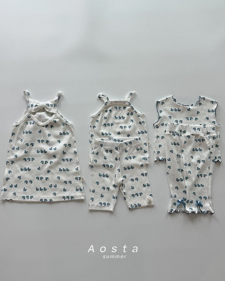 [aosta]lip ribbon pants