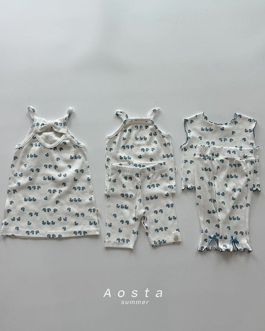 [aosta]lip ribbon pants