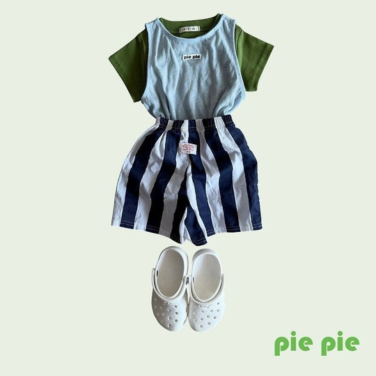 [pie]mimi ribbed short sleeve T