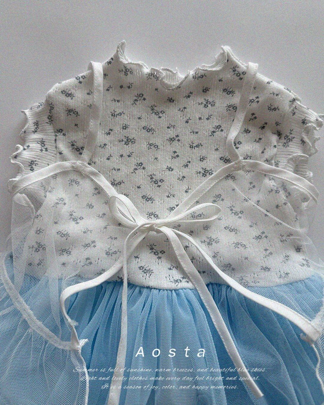 [aosta]lace open dress