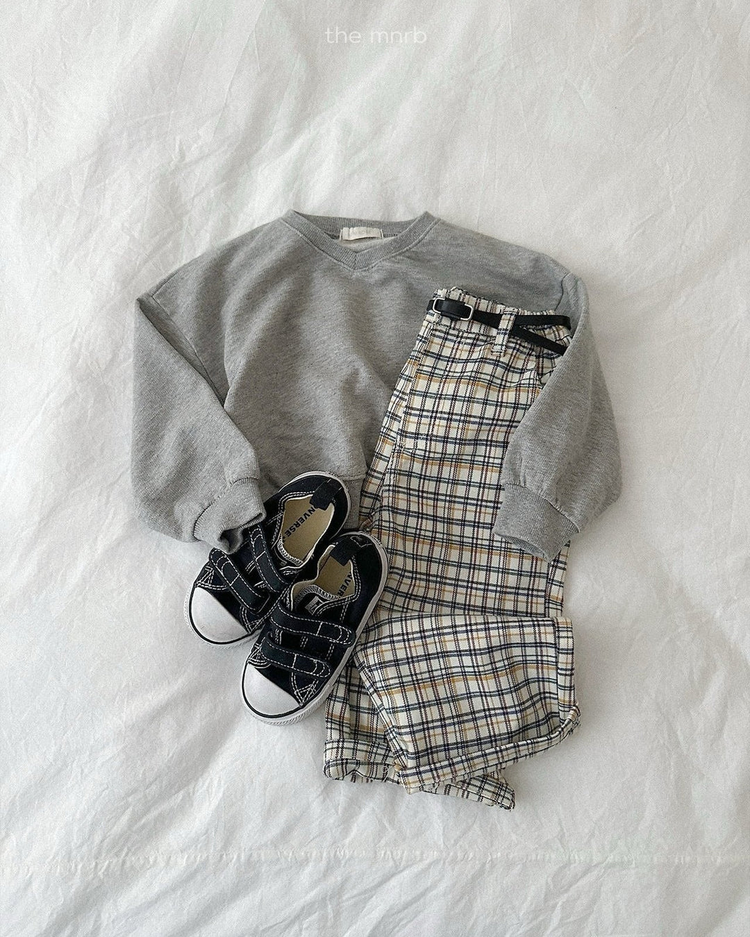 [minirobe]Adele Check Pants