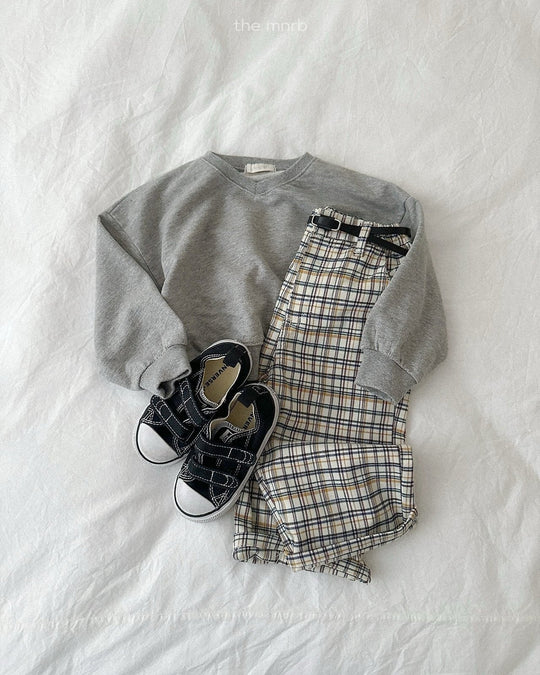 [minirobe]Adele Check Pants