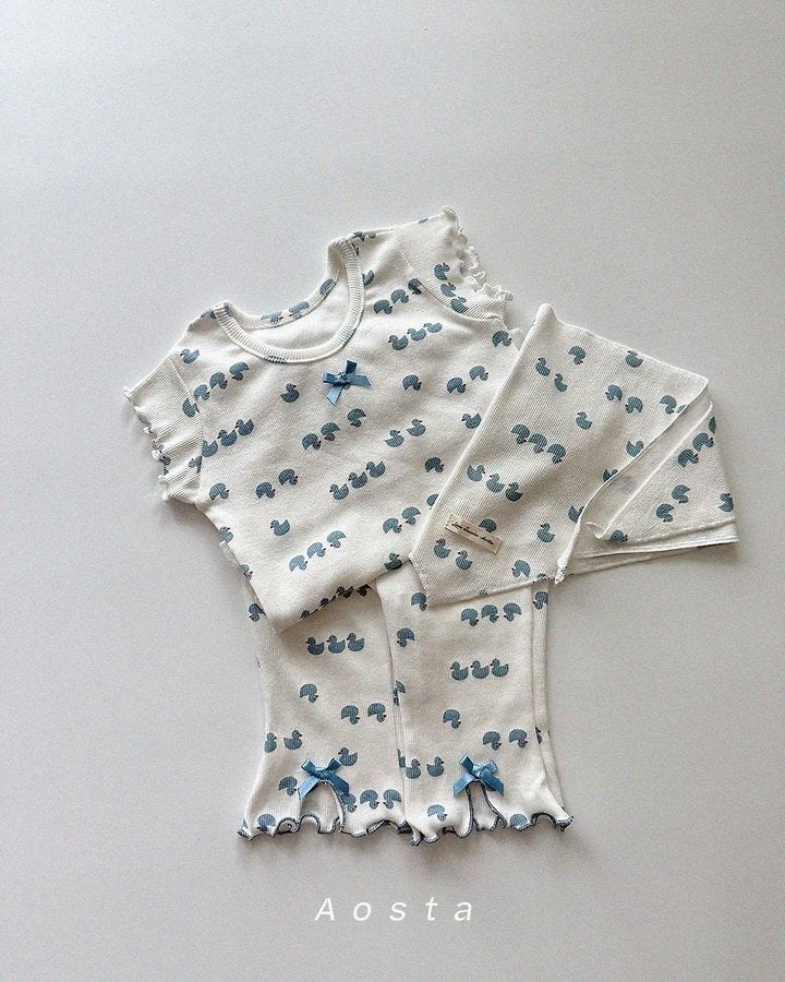 [aosta]lip ribbon pants