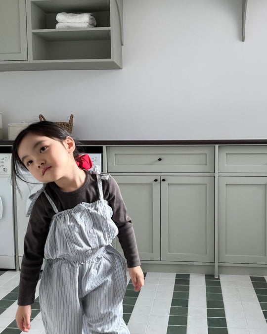 [pepper]stripe gaucho pants