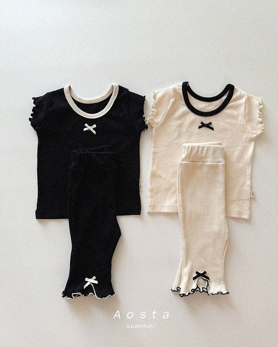 [aosta]lip ribbon T