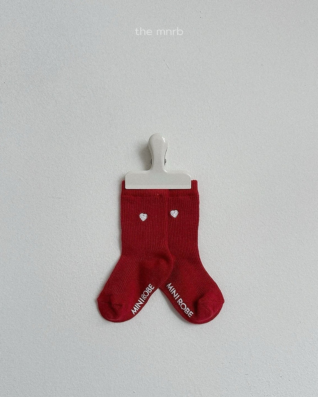 [minirobe]Heart Logo Socks 3Set