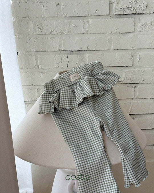 [AOSTA]Kiki Frill Pants