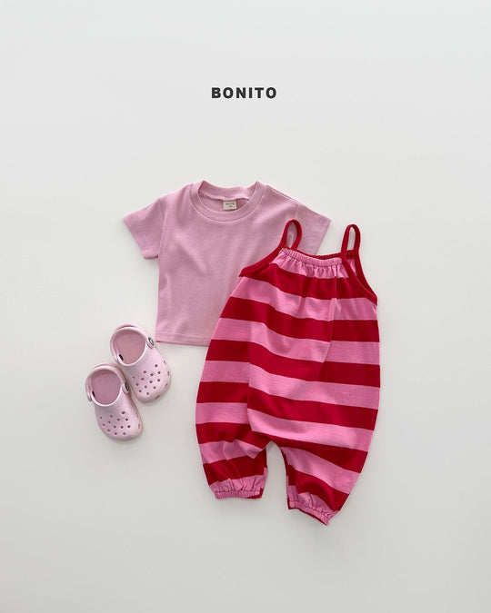 [BONITO]big border overall