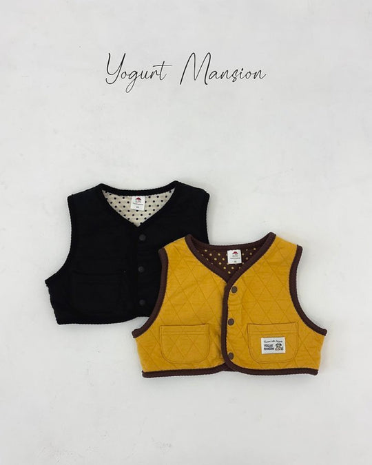 [yogurt mansion]caramel vest