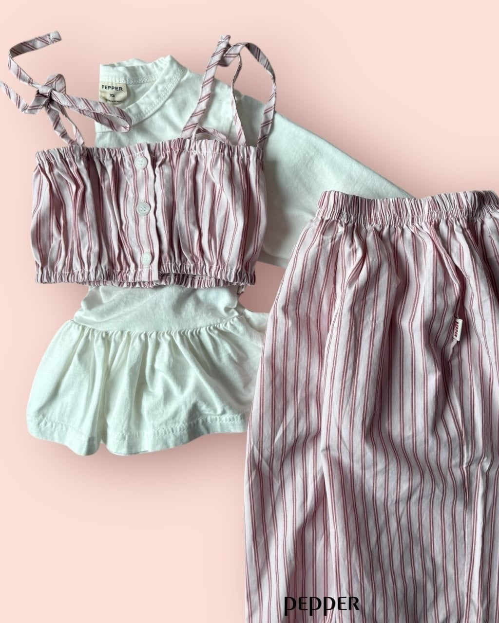 [pepper]stripe bustier