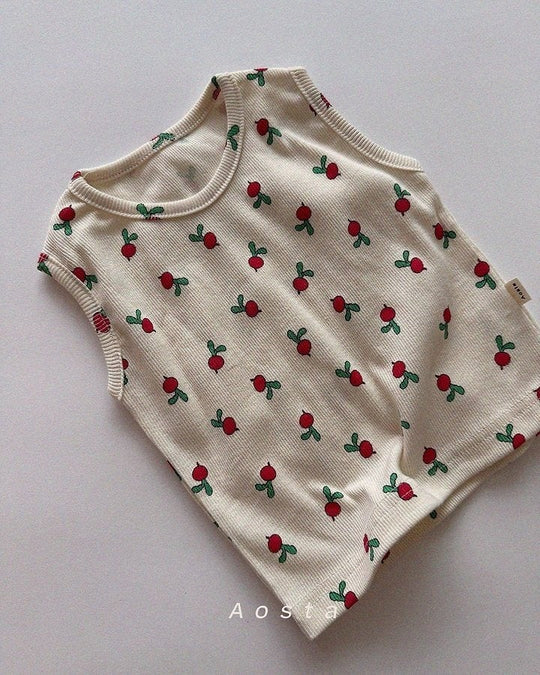 [aosta]lip sleeveless T