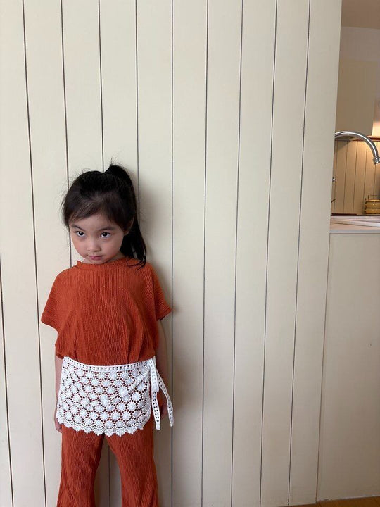[pepper]pleated T