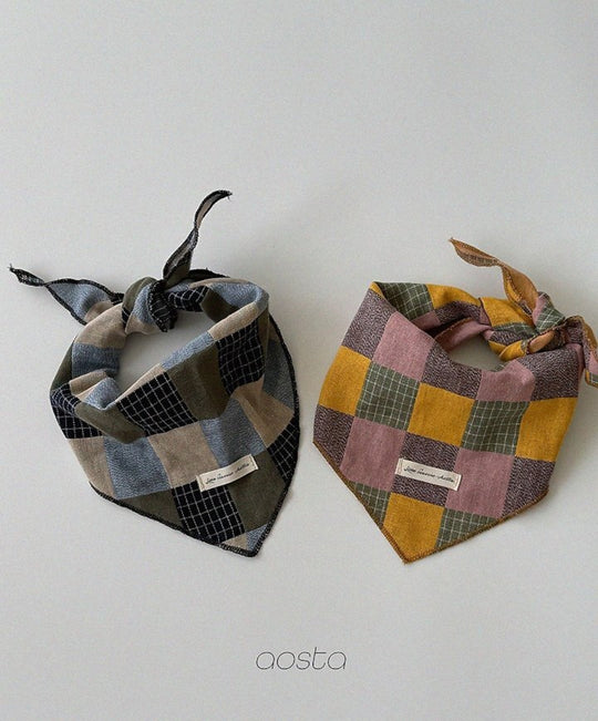 [AOSTA]Patchwork Scarf