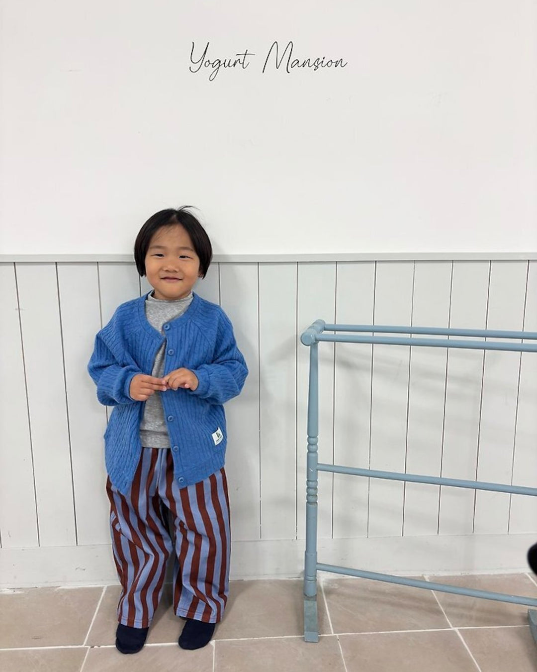 [yogurt mansion]color stripe pants